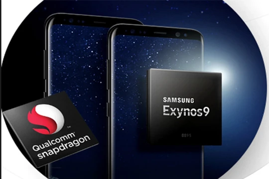 Galaxy S8 có hai phiên bản sử dụng chip Exynos và Snapdragon