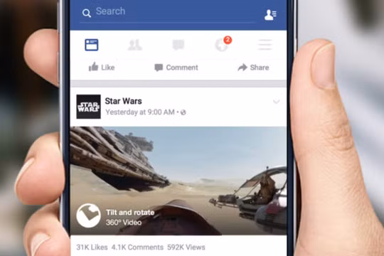 Ảnh đăng trên Facebook thông thường sẽ có định dạng hình chữ nhật