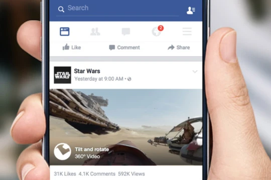 Ảnh đăng trên Facebook thông thường sẽ có định dạng hình chữ nhật