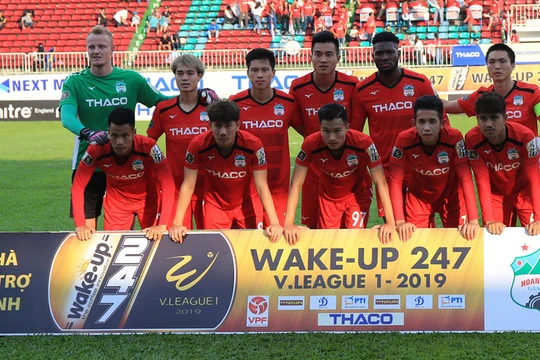 “Đội bóng quốc dân” HAGL đang tụt phong độ (ảnh: VPF)