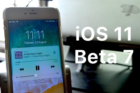 iOS 11 beta 7 vừa được Apple gửi đến những người tham gia thử nghiệm (ảnh: iPhone Hacks)