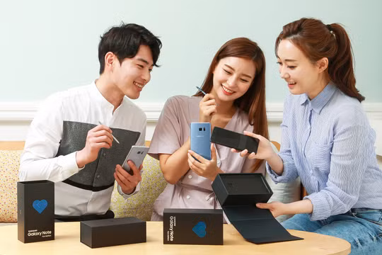 Note 7 được tái xuất dưới cái tên Galaxy Note Fan Edition
