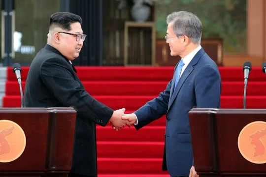 Hai nhà lãnh đạo Hàn Quốc - Triều Tiên đã tìm được tiếng nói chung trong nhiều vấn đề quan trọng (ảnh: NK News)