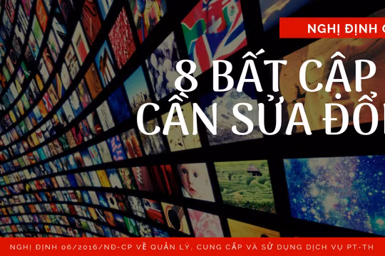 Nghị định 06/2016/NĐ-CP về quản lý, cung cấp và sử dụng dịch vụ phát thanh truyền hình cần sửa đổi đề phù hợp với tình hình mới
