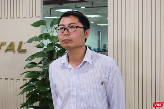 ông Nguyễn Quang Đồng, Viện trưởng Viện Nghiên cứu Chính sách và Phát triển Truyền thông (ảnh: Đăng Khoa) 