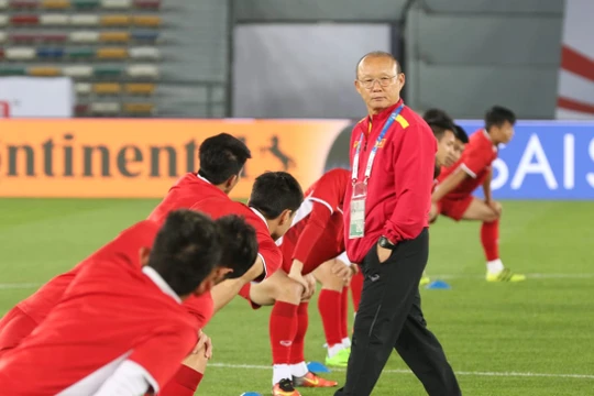 HLV Park đã có năm 2018 thành công trên cương vị HLV trưởng đội tuyển Việt Nam (ảnh: AFC)