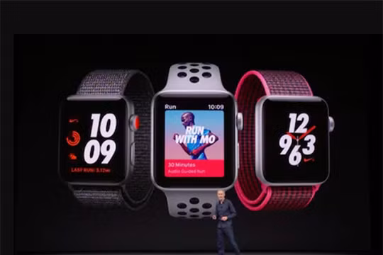 Đồng hồ Apple Watch 3 (ảnh: The Telegraph)