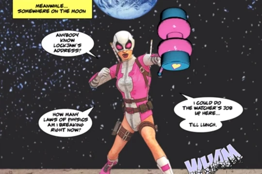 Bạn có tự mình tạo ra một cuốn truyện tranh siêu anh hùng Marvel (ảnh cắt từ clip YouTube)