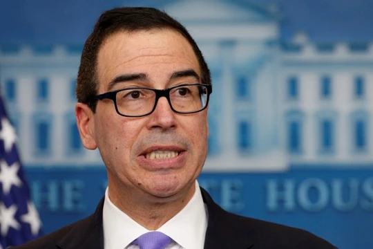 Bộ trưởng Thương mại Mỹ Steve Mnuchin (ảnh: The Atlantic)