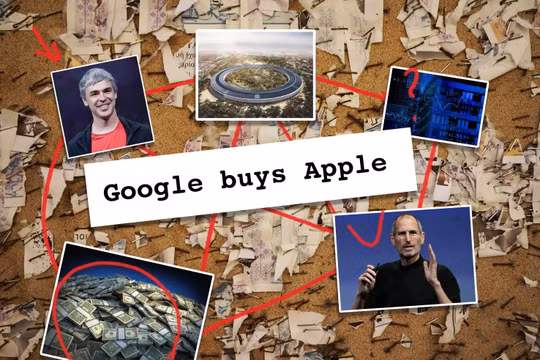 Google khó lòng mua được Apple khi Apple được định giá 860 tỷ USD (ảnh: Tech Crunch)