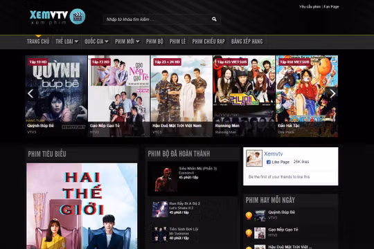 Các bộ phim đang chiếu trên VTV bị phát bất hợp pháp trên Internet