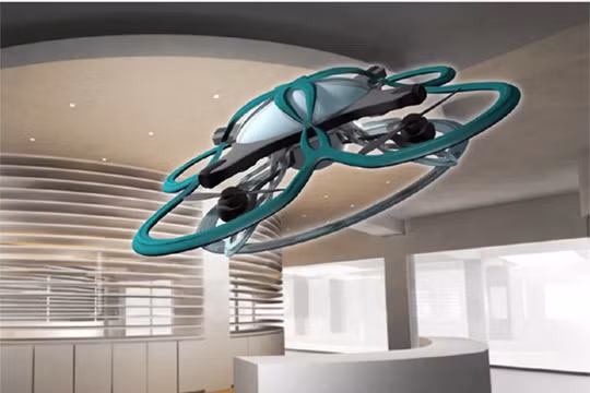 Những nhân viên làm việc quá giờ sẽ bị drone đến "hỏi thăm" (ảnh: The Verge)