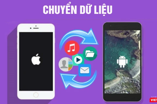 Có rất nhiều phần mềm cho phép chuyển dữ liệu từ điện thoại Android sang iOS và ngược lại
