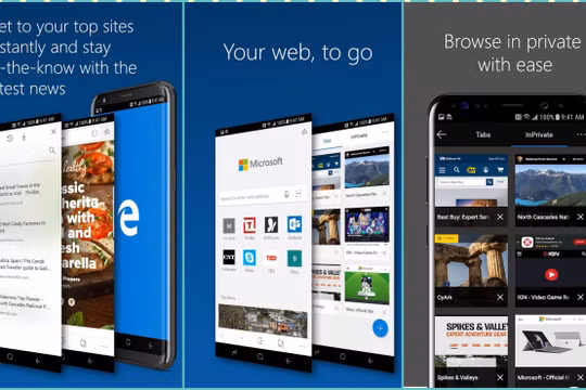 Trình duyệt Edge cho Android được bổ sung sức mạnh (ảnh: Android Soul)