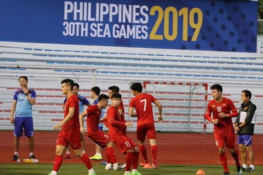 U22 Việt Nam sẽ có trận đấu nhàn nhã trước U22 Brunei? (ảnh VnMedia)