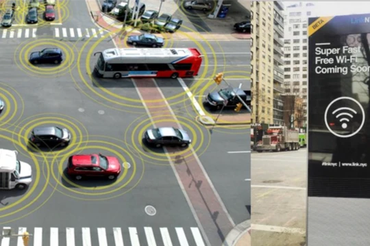 5G và phương tiện giao thông kết nối với nhau là 2 yếu tố then chốt để giải bài toán giao thông đô thị (ảnh: Bike Portland)