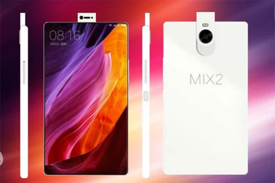 Mi Mix 2 được đồn đoán có tỷ lệ màn hình trên thân máy lên đến 99%