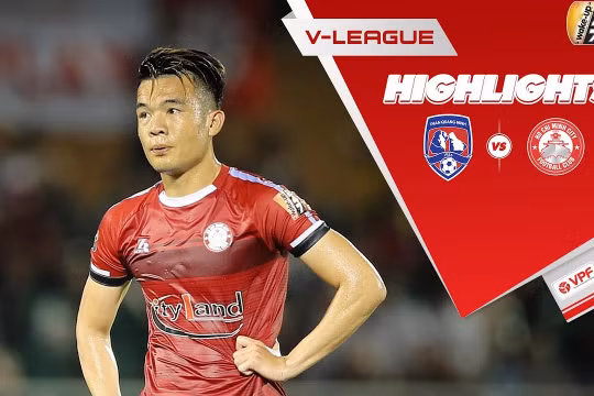 Hoàng Thịnh đã giúp TP.HCM duy trì ngôi đầu V.League