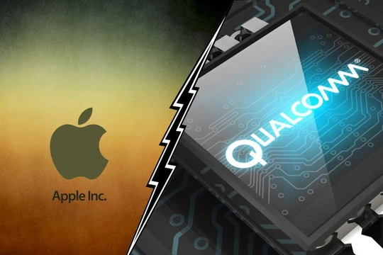 Mối quan hệ giữa Apple và Qualcomm đang rất căng thẳng (ảnh: Tech Juice)