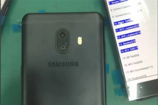 Galaxy C10 có thể là chiếc điện thoại đầu tiên mà Samsung ra mắt có máy ảnh kép