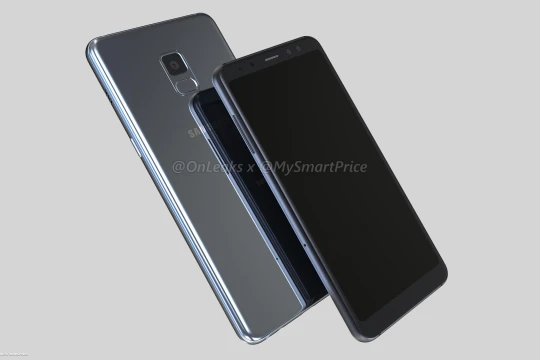 Ảnh dựng Galaxy A5 và A7 (2018). Nguồn: Onleaks 
