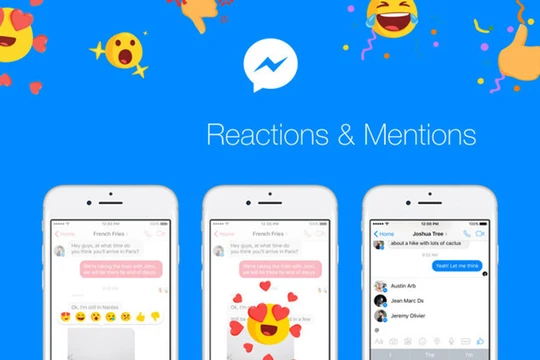 Messenger được bổ sung tính năng Để cập và Phản ứng 
