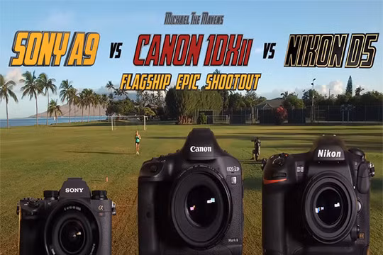 Các máy ảnh flagship của Sony, Canon và Nikon (ảnh: PetaPixel)