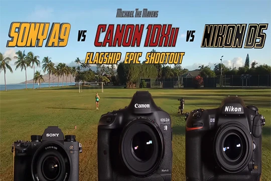 Các máy ảnh flagship của Sony, Canon và Nikon (ảnh: PetaPixel)