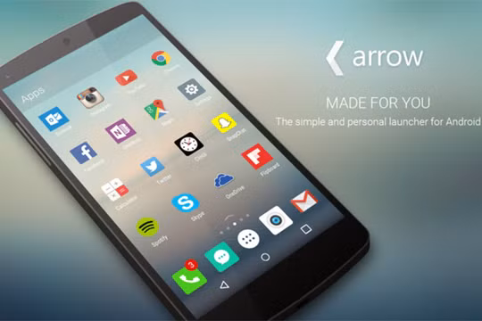 Arrow Launcher là ứng dụng chỉnh sửa giao diện Android của Microsoft