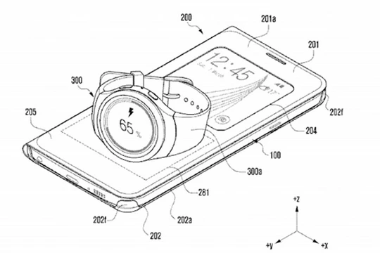 Bằng sáng chế của Samsung hé lộ bao da có thể sạc không dây cho đồng hồ thông minh