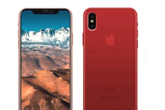 Bạn có thích iPhone X có màu đỏ? (ảnh: Phone Arena)