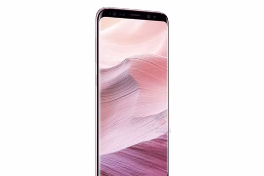 Ảnh dựng Galaxy S8 hồng (Phone Arena)