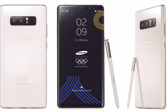 Galaxy Note 8 phiên bản Olympic (ảnh: Engadget)