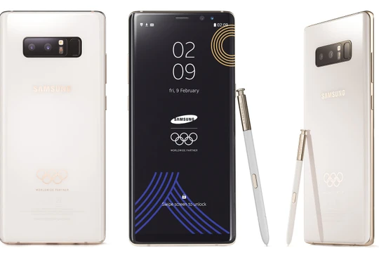 Galaxy Note 8 phiên bản Olympic (ảnh: Engadget)