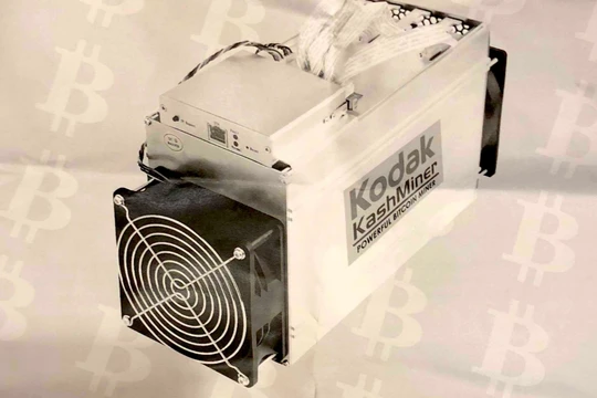 Máy đào tiền ảo Bitcoin của hãng Kodak (ảnh: Business Insider)
