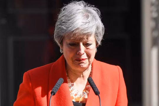 Thủ tướng Anh Theresa May tuyên bố từ chức vào chiều 24/5 (Ảnh: CNN)