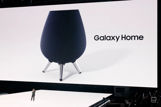Galaxy Home được Samsung giới thiệu tại lễ ra mắt Galaxy Note 9 tối 9/8 (ảnh: Engadget)