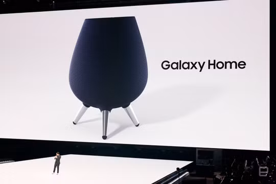 Galaxy Home được Samsung giới thiệu tại lễ ra mắt Galaxy Note 9 tối 9/8 (ảnh: Engadget)