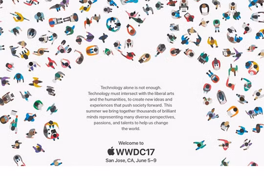 Sự kiện WWDC 2017 sẽ được tổ chức từ 5/6 - 9/6