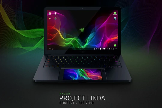 Laptop "dị" của hãng Razer (ảnh: Razer)