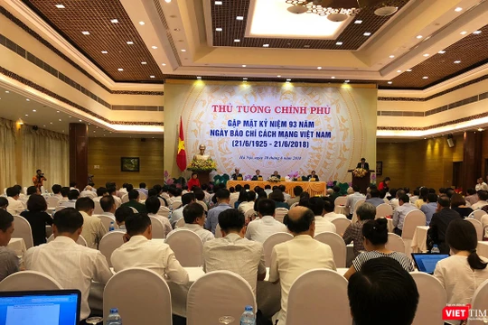 Thủ tướng Nguyễn Xuân Phúc đã có cuộc gặp mặt đại diện các cơ quan thông tấn báo chí