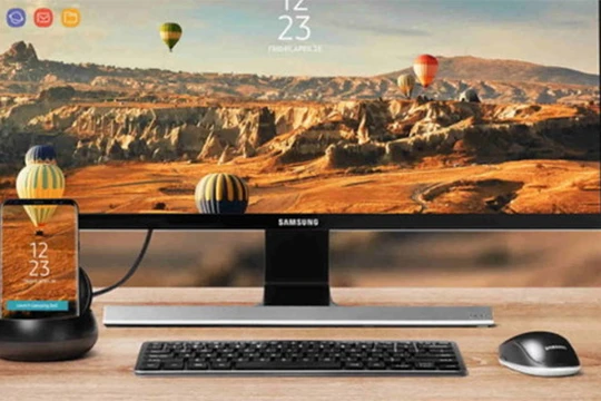 DeX giúp kết nối Galaxy S8 với thiết bị ngoại vi