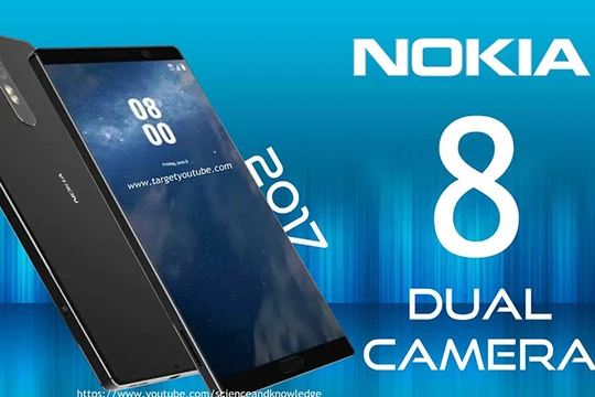 ảnh dựng Nokia 8 (nguồn YouTube)