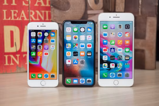 iPhone 8, 8 Plus và iPhone X (ảnh: Phone Arena)