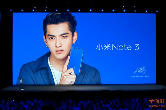 CEO Xiaomi Lin Bin giới thiệu Mi Note 3