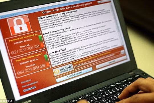 mã độc WannaCry lại một lần nữa tái xuất? (ảnh: Daily Mail)