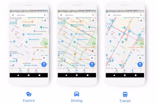 Google Maps sẽ được cập nhật giao diện mới trong một vài tuần tới (ảnh: Phone Arena)