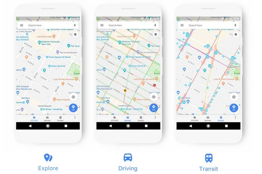 Google Maps sẽ được cập nhật giao diện mới trong một vài tuần tới (ảnh: Phone Arena)