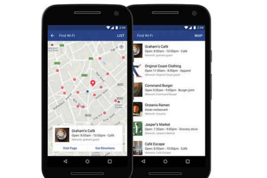 Tính năng tìm điểm phát wifi của Facebook đã được mở rộng ở tất cả các quốc gia