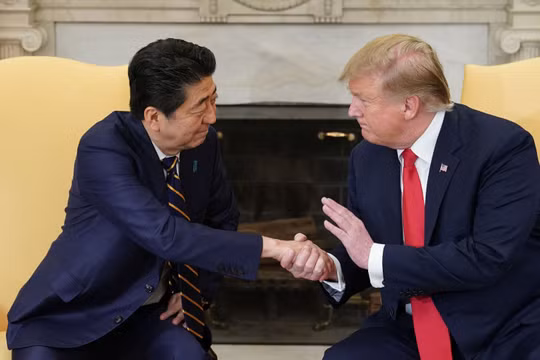 Tổng thống Trump từng gọi lãnh đạo Nhật một cách thân mật là "Thủ tướng Shinzo" (Nguồn: AFP)